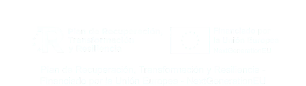 Logo fondos europeos blanco